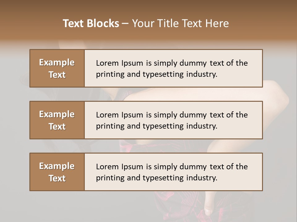 Hair Clip Extensions For Black Women PowerPoint Template