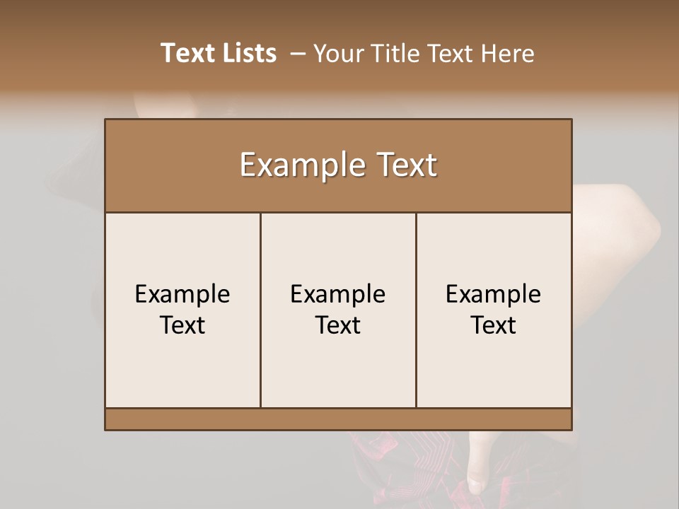 Hair Clip Extensions For Black Women PowerPoint Template