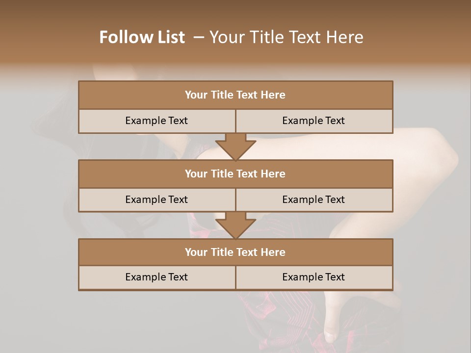 Hair Clip Extensions For Black Women PowerPoint Template