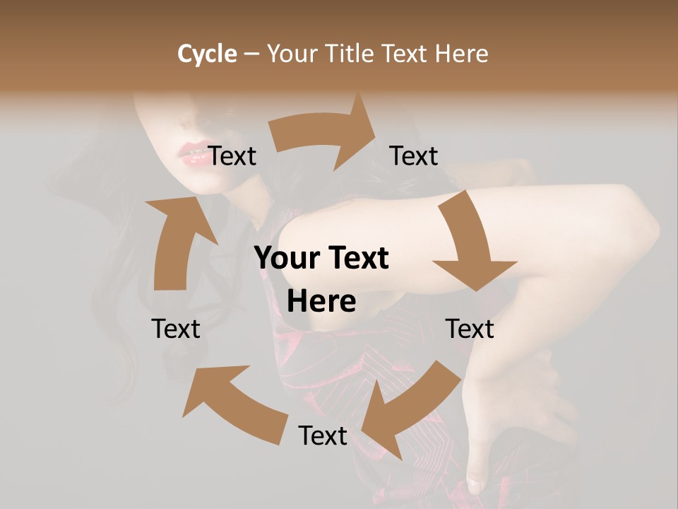 Hair Clip Extensions For Black Women PowerPoint Template