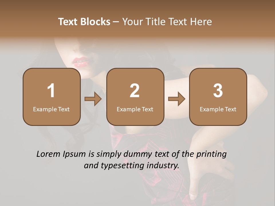 Hair Clip Extensions For Black Women PowerPoint Template