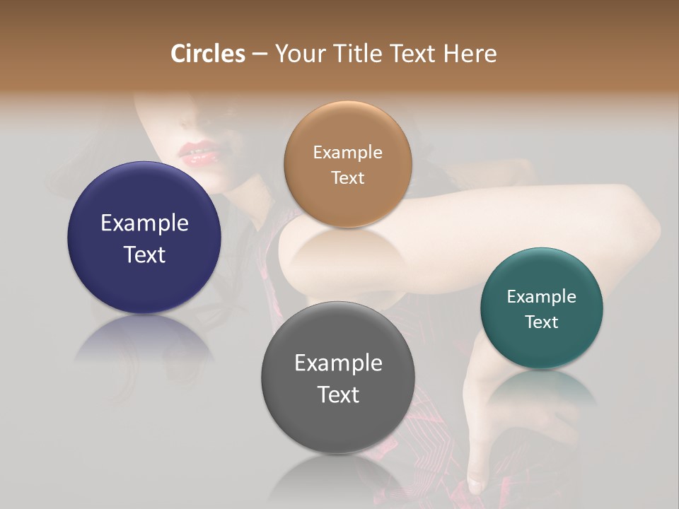 Hair Clip Extensions For Black Women PowerPoint Template