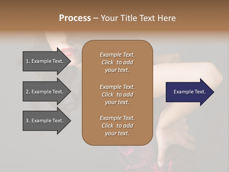 Hair Clip Extensions For Black Women PowerPoint Template