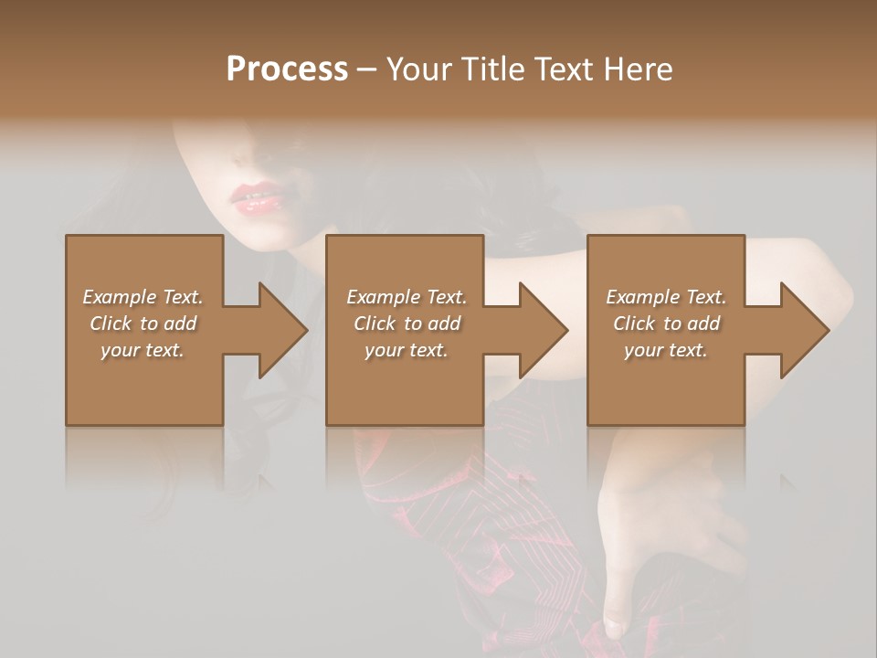 Hair Clip Extensions For Black Women PowerPoint Template