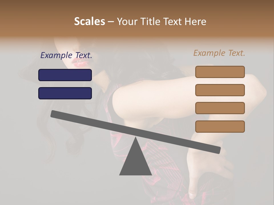 Hair Clip Extensions For Black Women PowerPoint Template