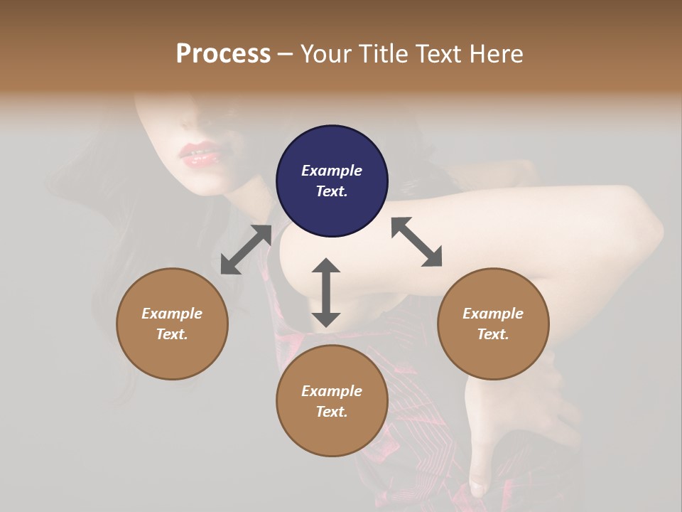 Hair Clip Extensions For Black Women PowerPoint Template