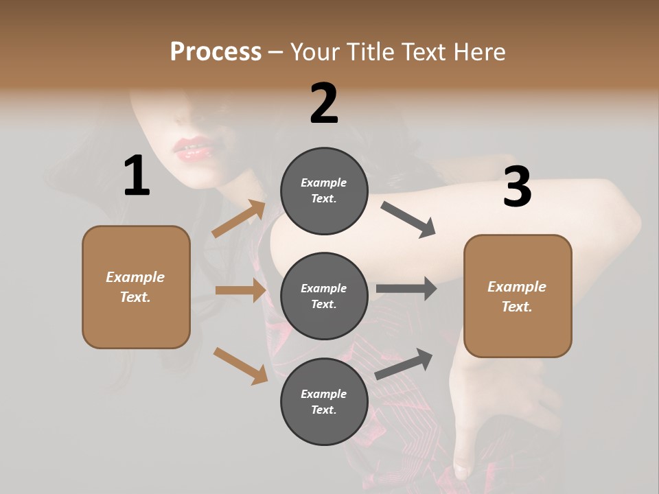 Hair Clip Extensions For Black Women PowerPoint Template