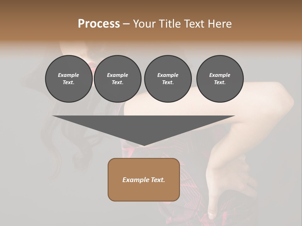 Hair Clip Extensions For Black Women PowerPoint Template