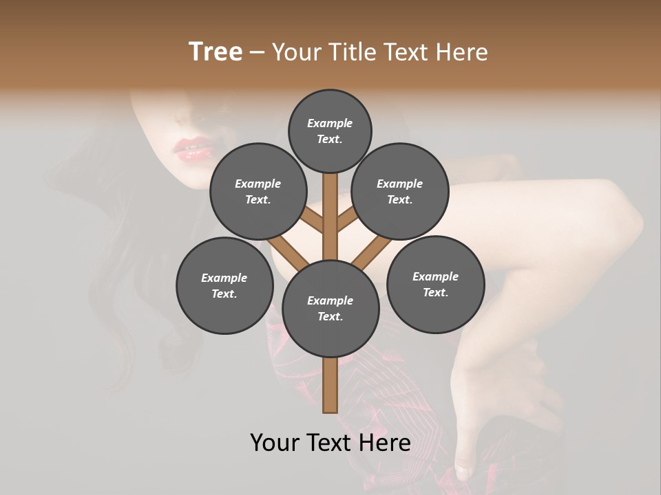 Hair Clip Extensions For Black Women PowerPoint Template