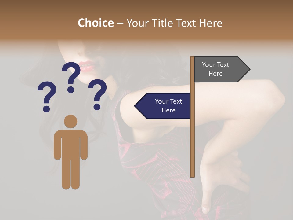 Hair Clip Extensions For Black Women PowerPoint Template