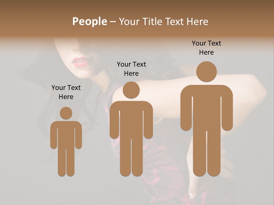 Hair Clip Extensions For Black Women PowerPoint Template