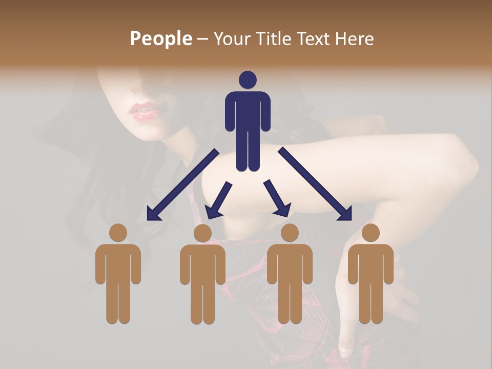 Hair Clip Extensions For Black Women PowerPoint Template