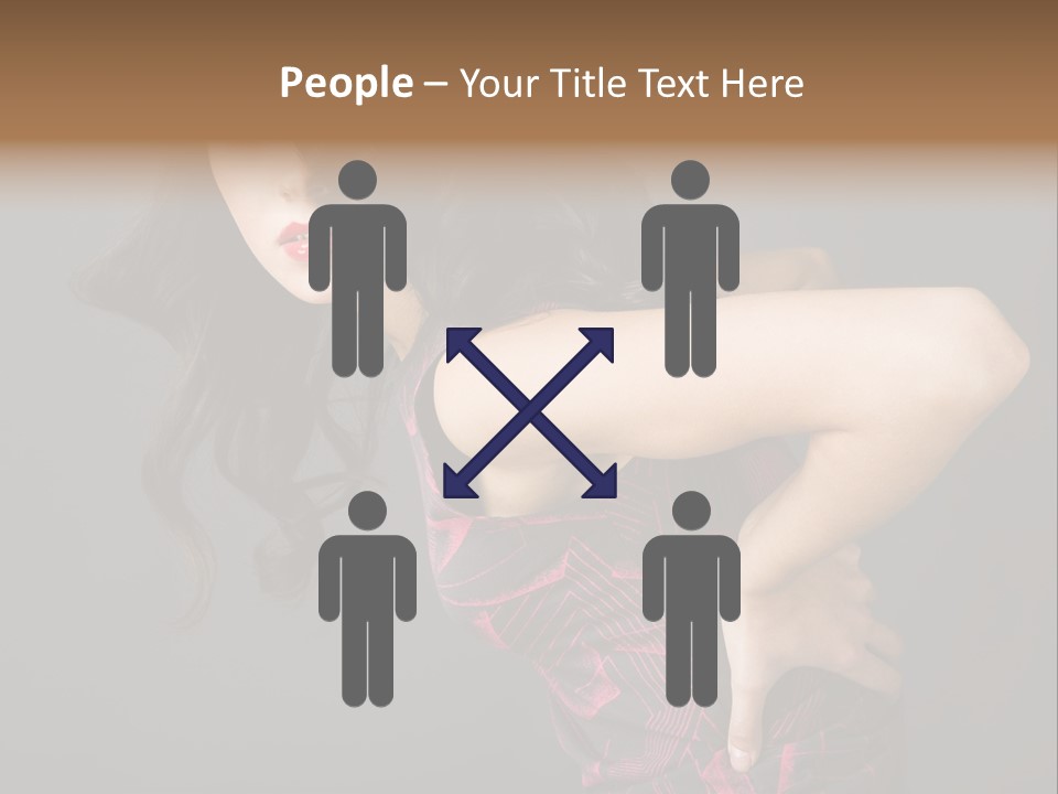 Hair Clip Extensions For Black Women PowerPoint Template