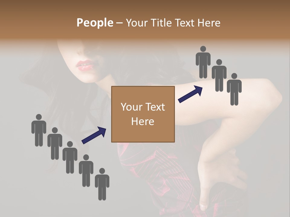 Hair Clip Extensions For Black Women PowerPoint Template