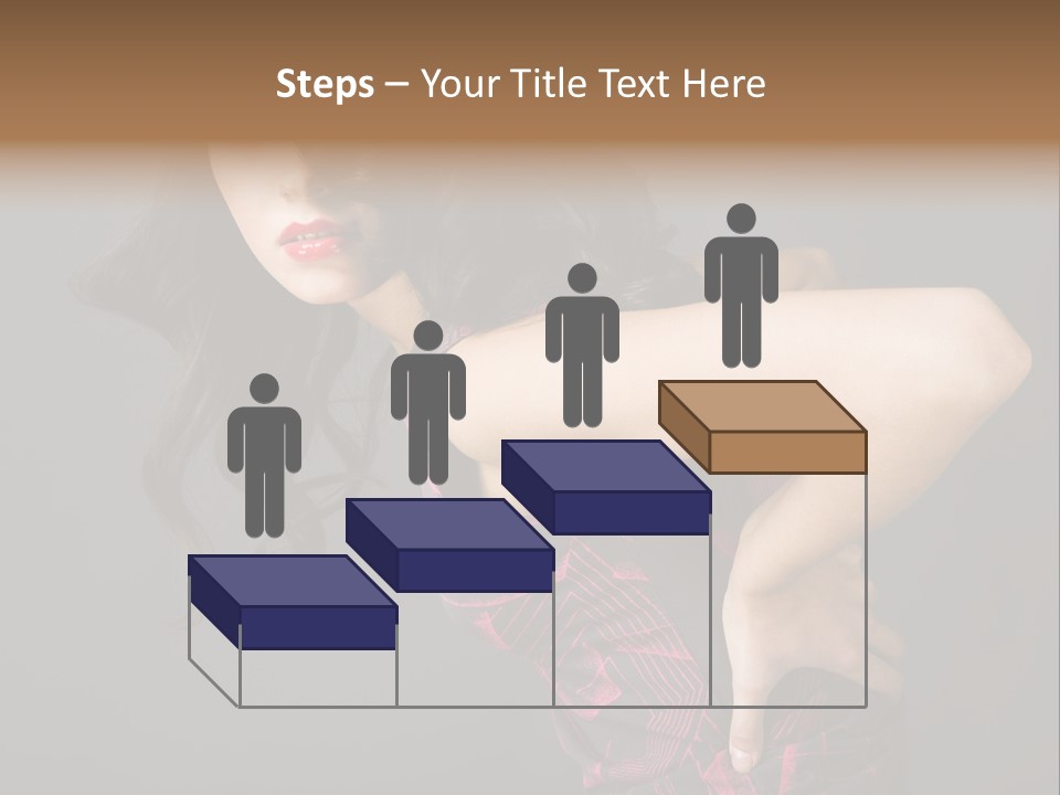 Hair Clip Extensions For Black Women PowerPoint Template