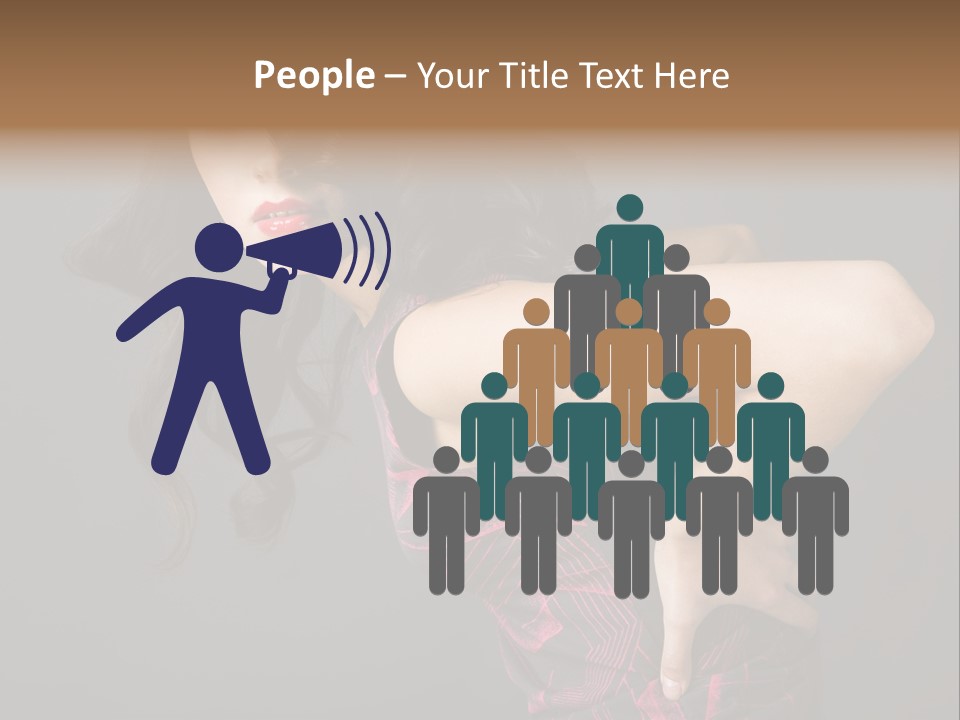 Hair Clip Extensions For Black Women PowerPoint Template