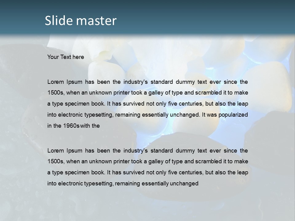 Water Spa Relax PowerPoint Template