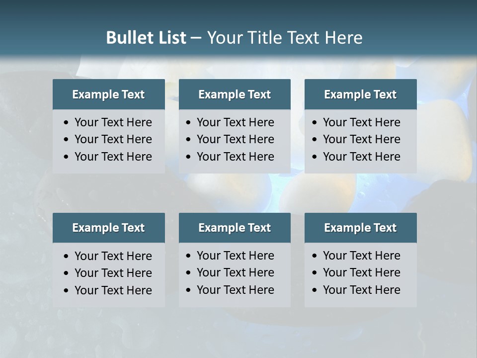 Water Spa Relax PowerPoint Template