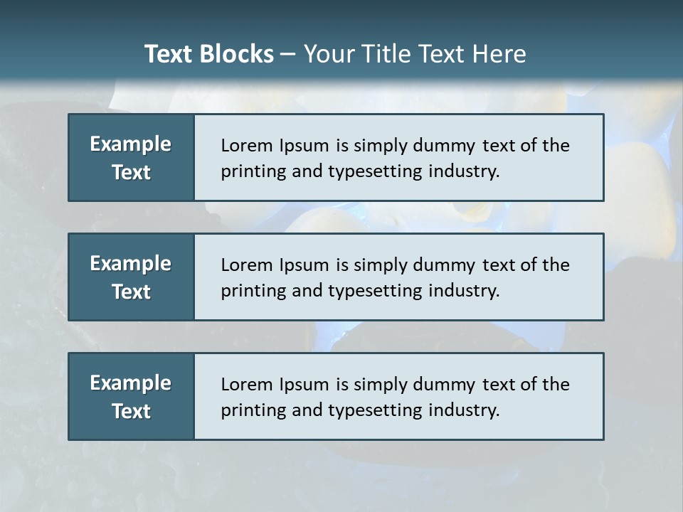 Water Spa Relax PowerPoint Template