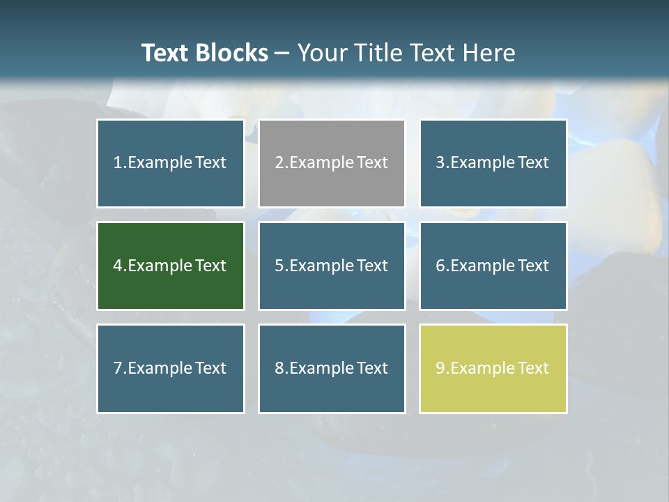 Water Spa Relax PowerPoint Template