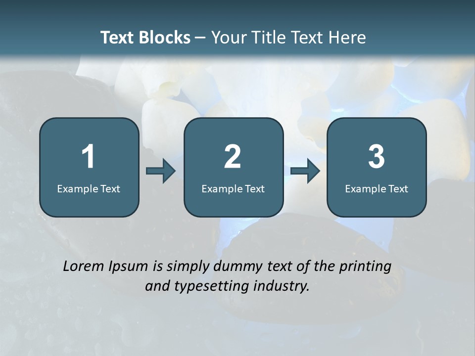 Water Spa Relax PowerPoint Template