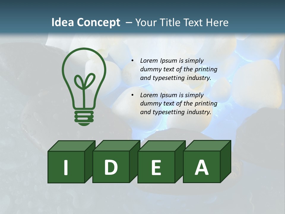 Water Spa Relax PowerPoint Template