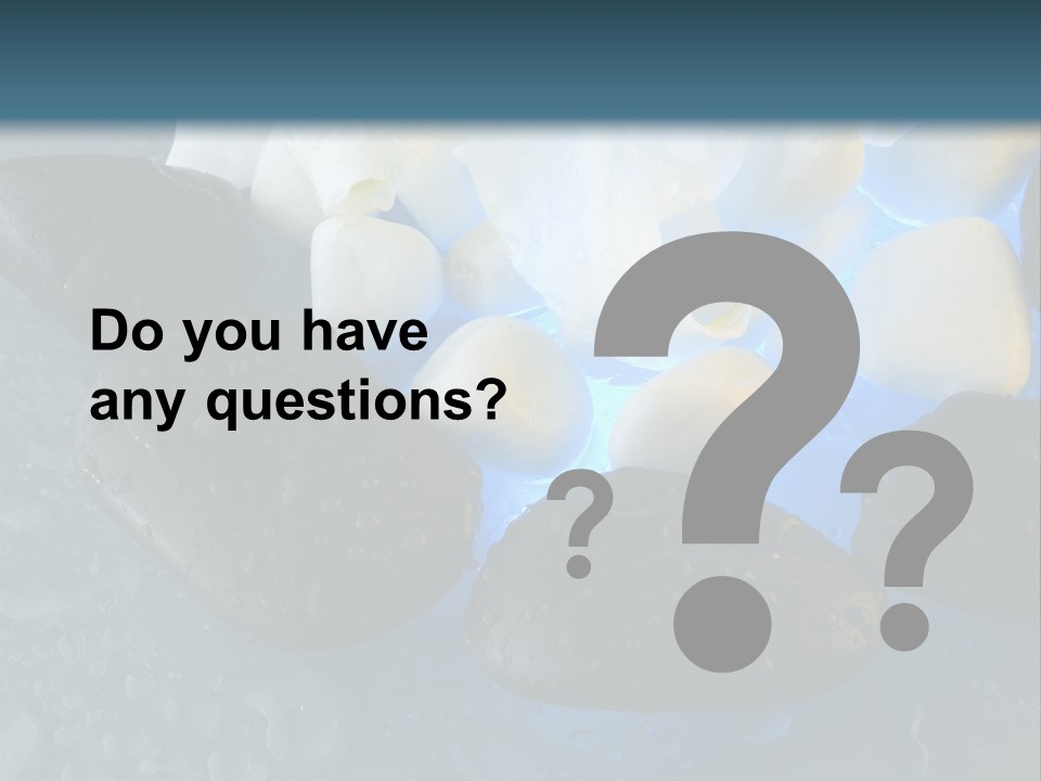 Water Spa Relax PowerPoint Template