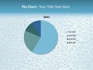 Water Drop Background PowerPoint Template