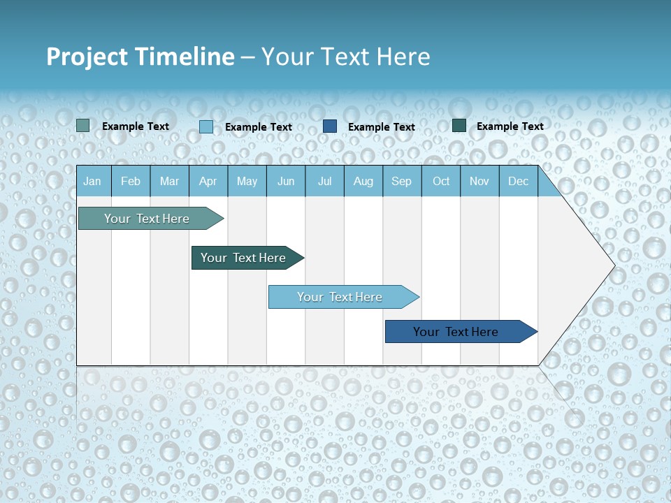 Water Drop Background PowerPoint Template