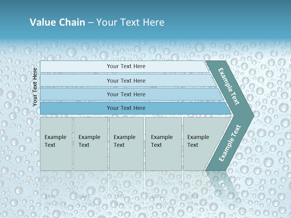 Water Drop Background PowerPoint Template