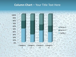 Water Drop Background PowerPoint Template