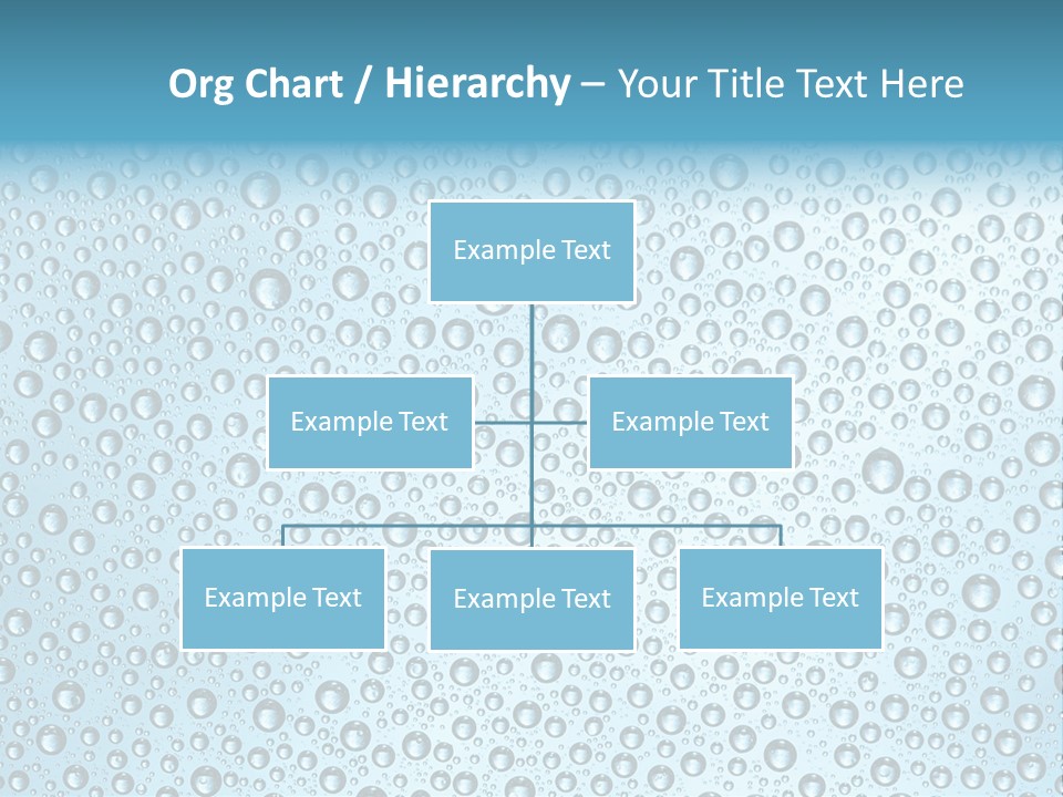 Water Drop Background PowerPoint Template