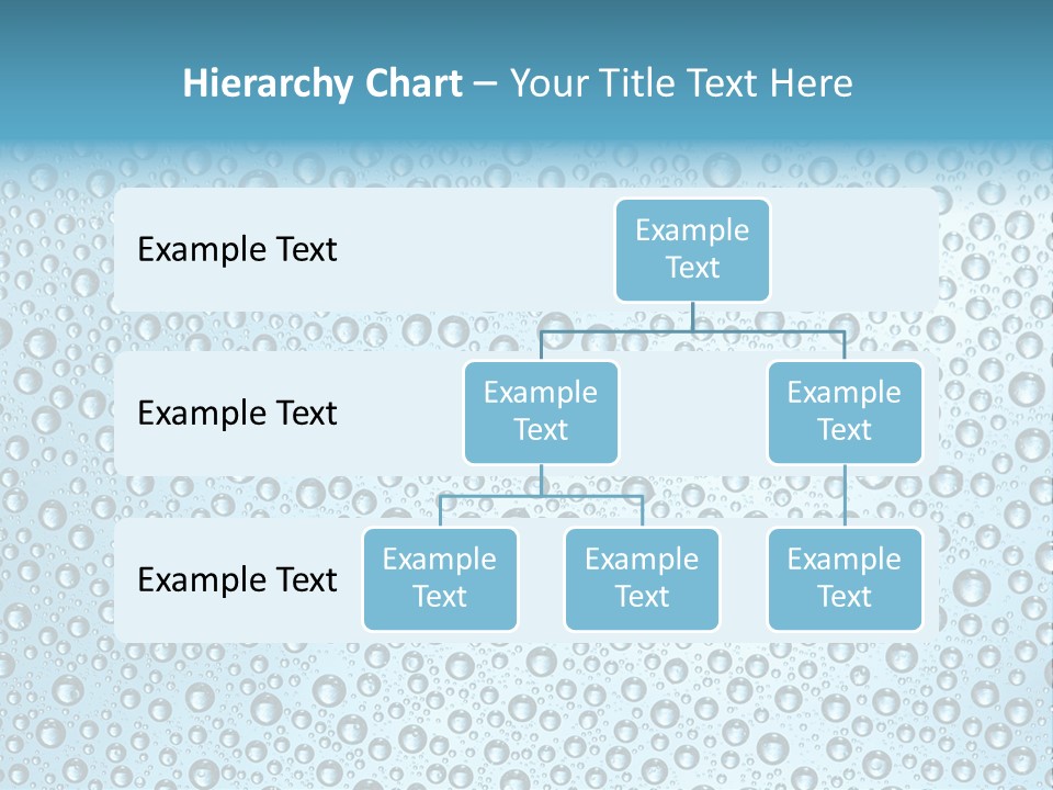 Water Drop Background PowerPoint Template