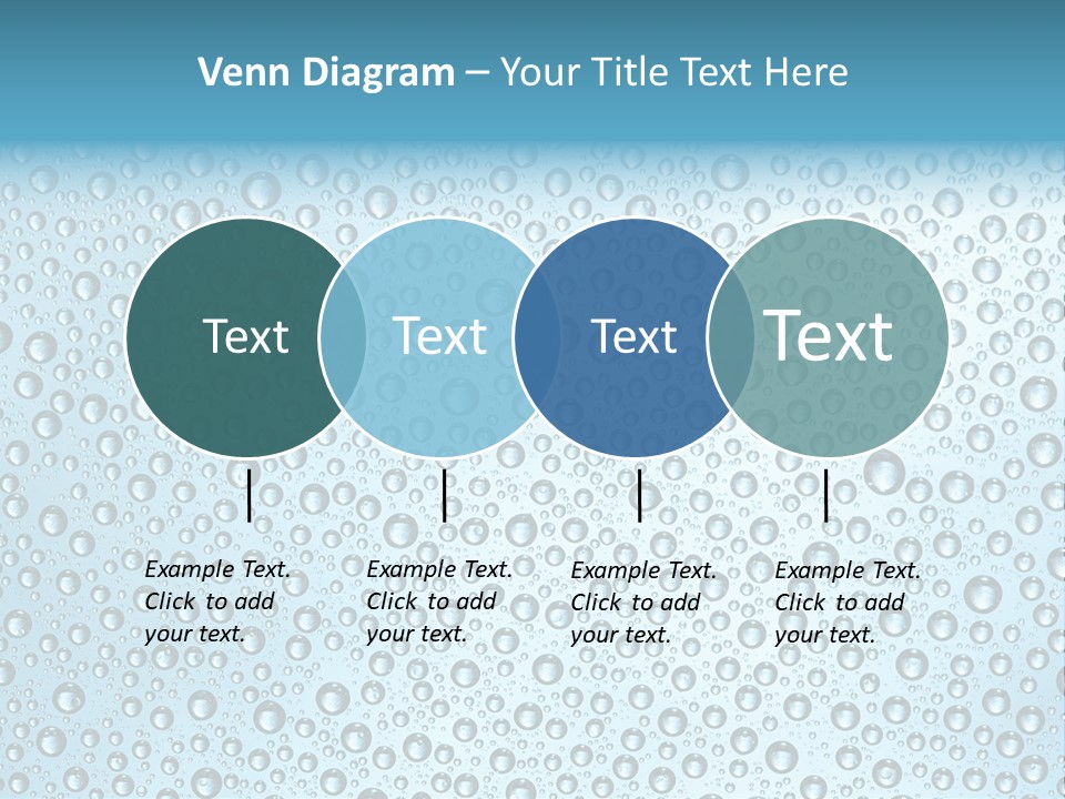 Water Drop Background PowerPoint Template