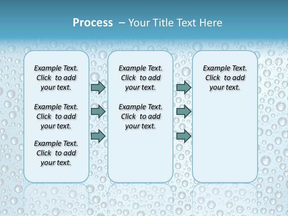Water Drop Background PowerPoint Template