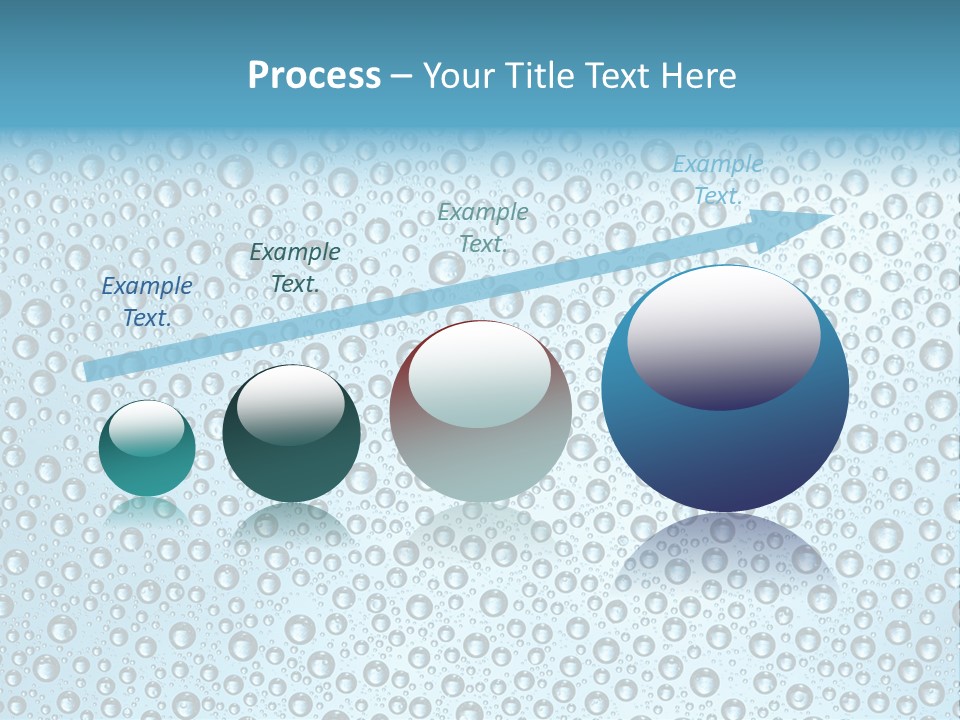 Water Drop Background PowerPoint Template