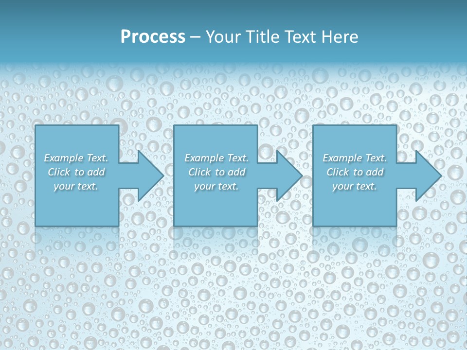 Water Drop Background PowerPoint Template