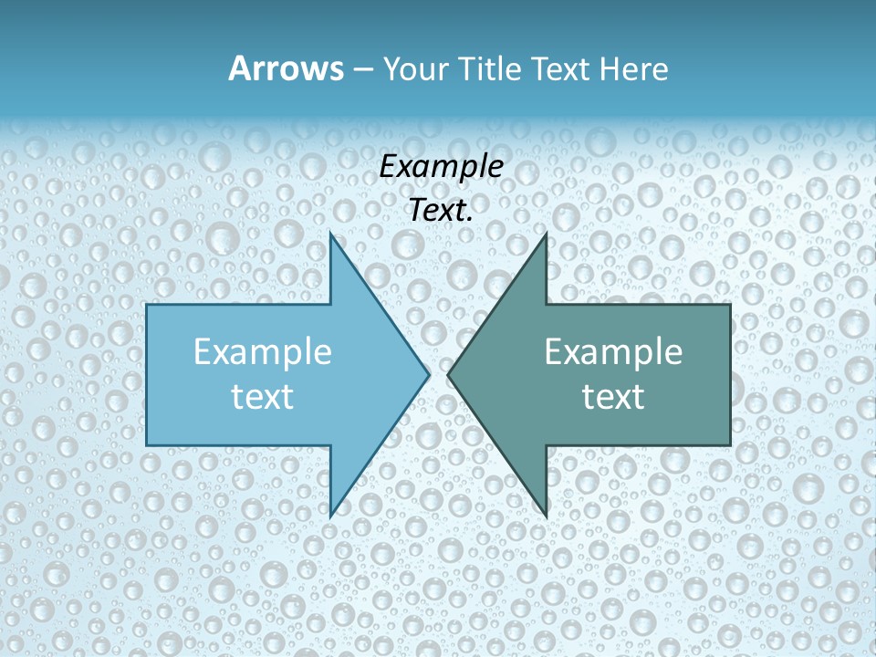 Water Drop Background PowerPoint Template