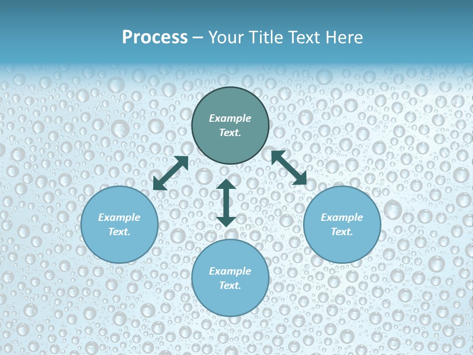 Water Drop Background PowerPoint Template