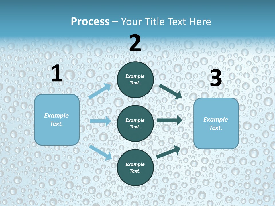 Water Drop Background PowerPoint Template