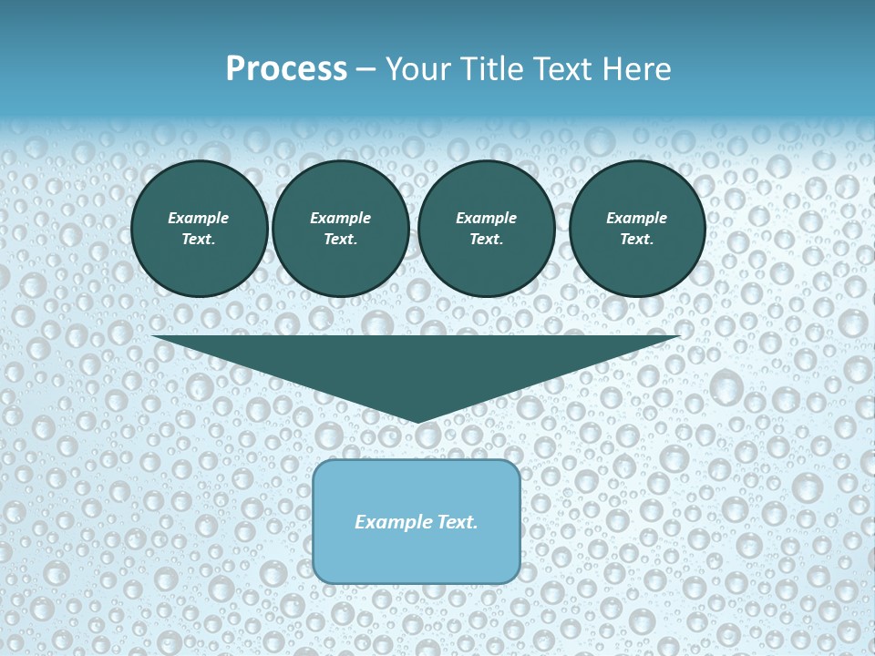 Water Drop Background PowerPoint Template