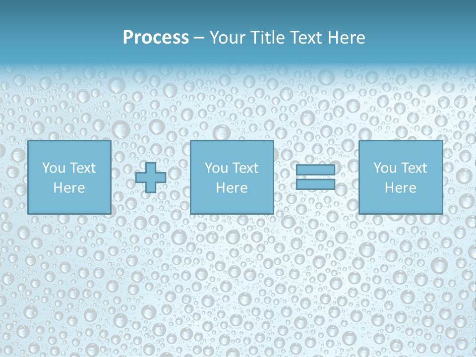 Water Drop Background PowerPoint Template