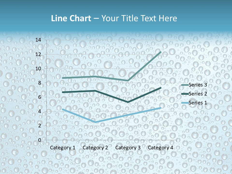 Water Drop Background PowerPoint Template