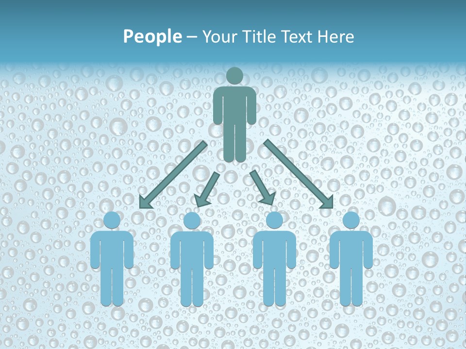 Water Drop Background PowerPoint Template