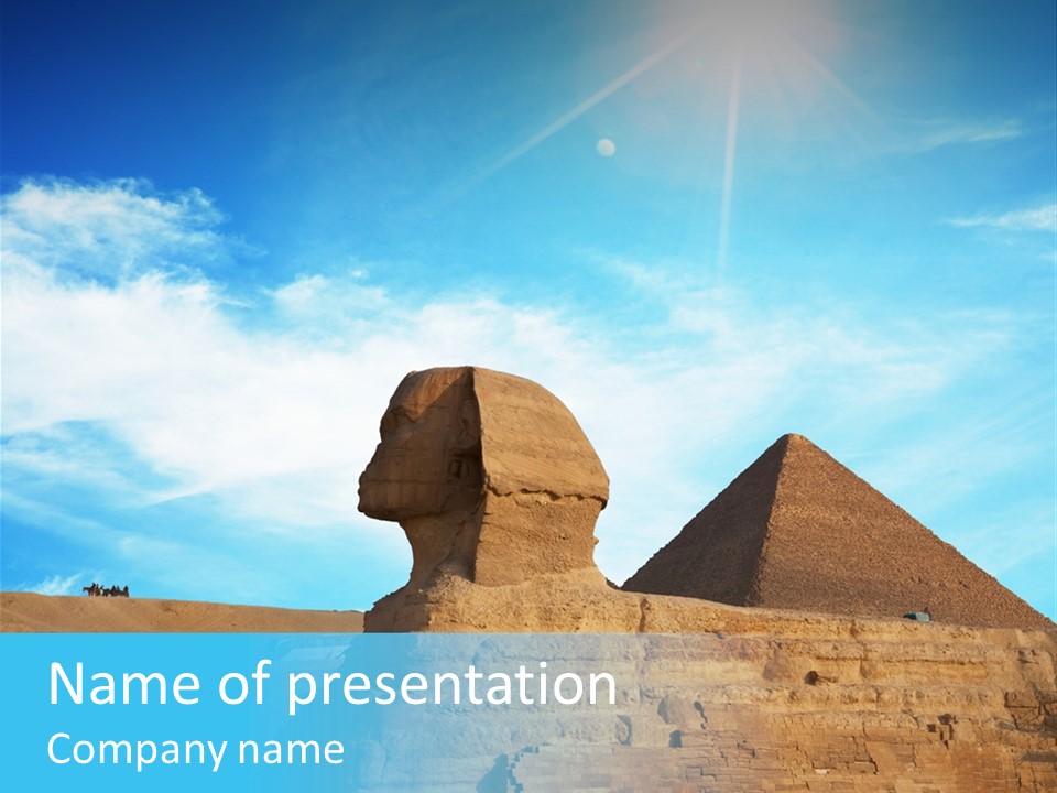 Great Sphinx Of Giza PowerPoint Template