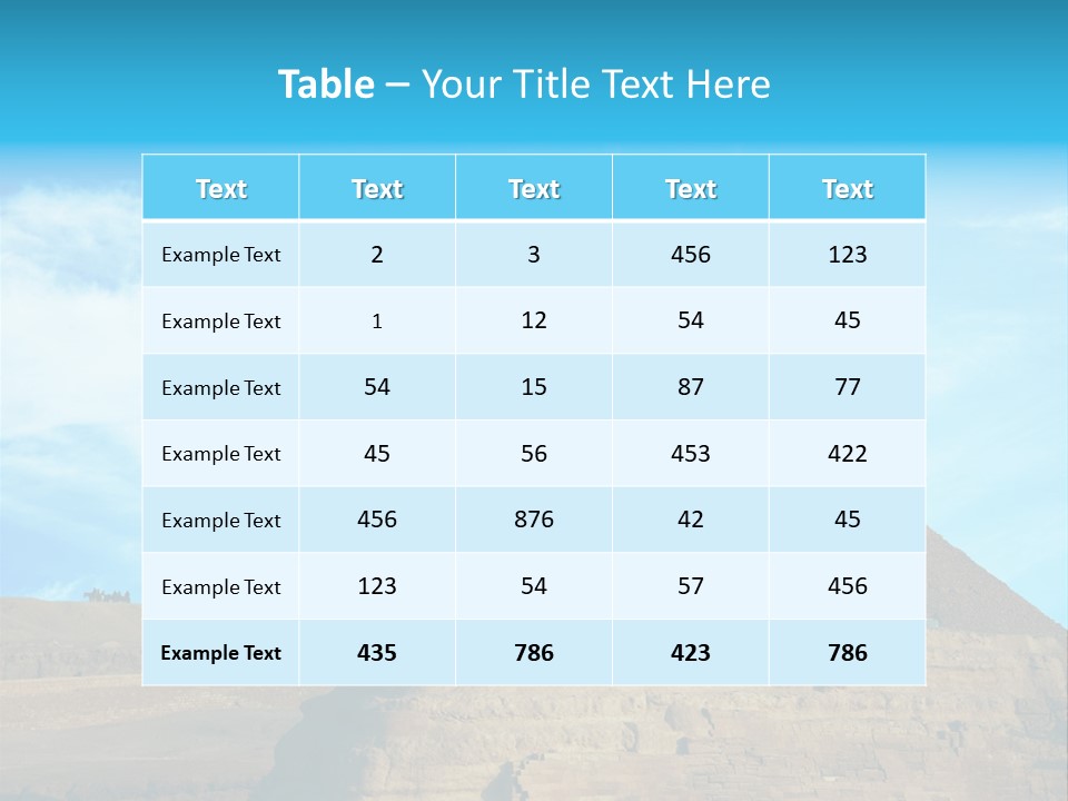 Great Sphinx Of Giza PowerPoint Template