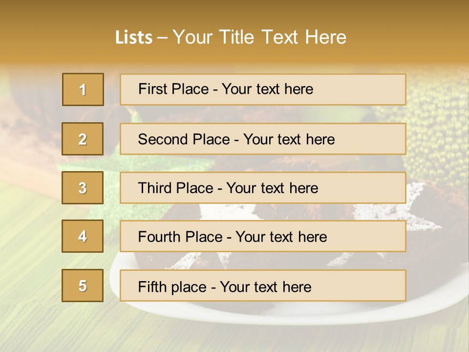 Breakfast Brown Yummy PowerPoint Template