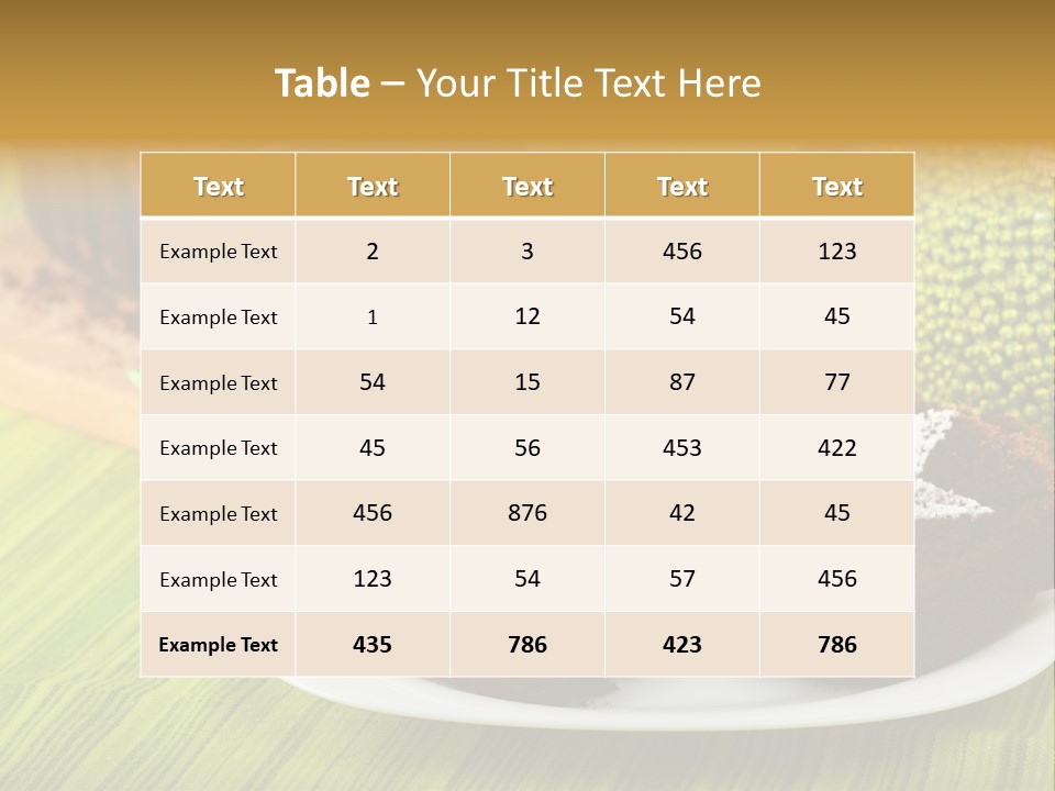 Breakfast Brown Yummy PowerPoint Template