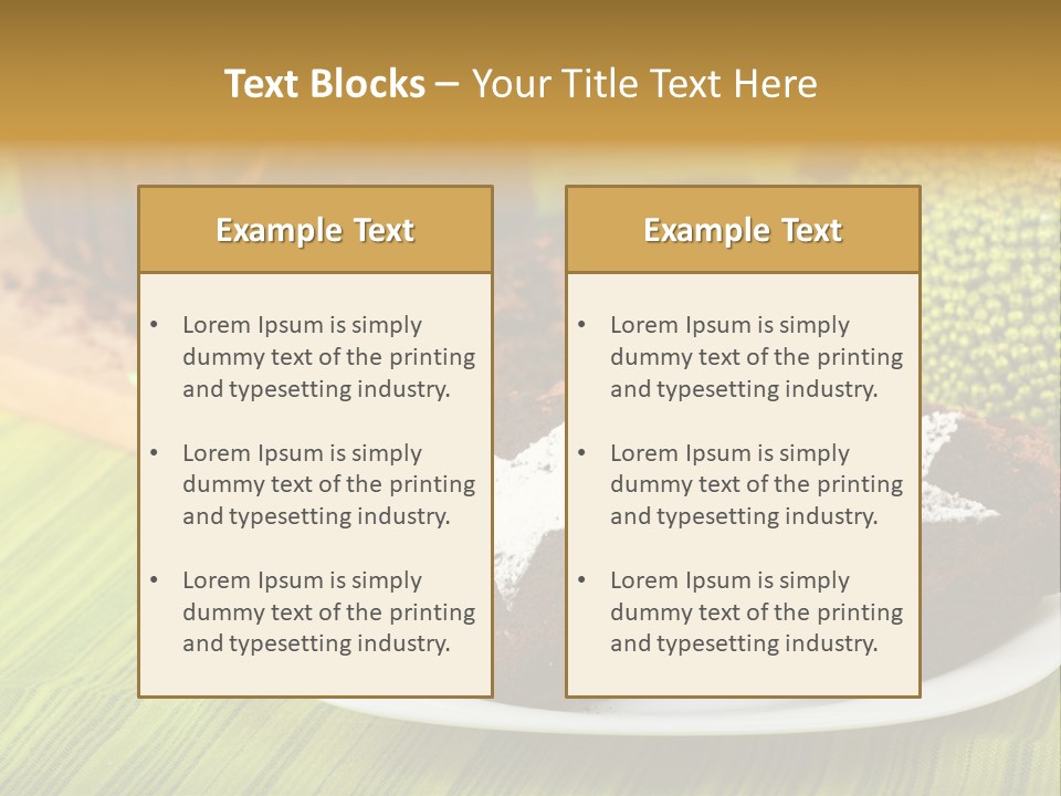 Breakfast Brown Yummy PowerPoint Template