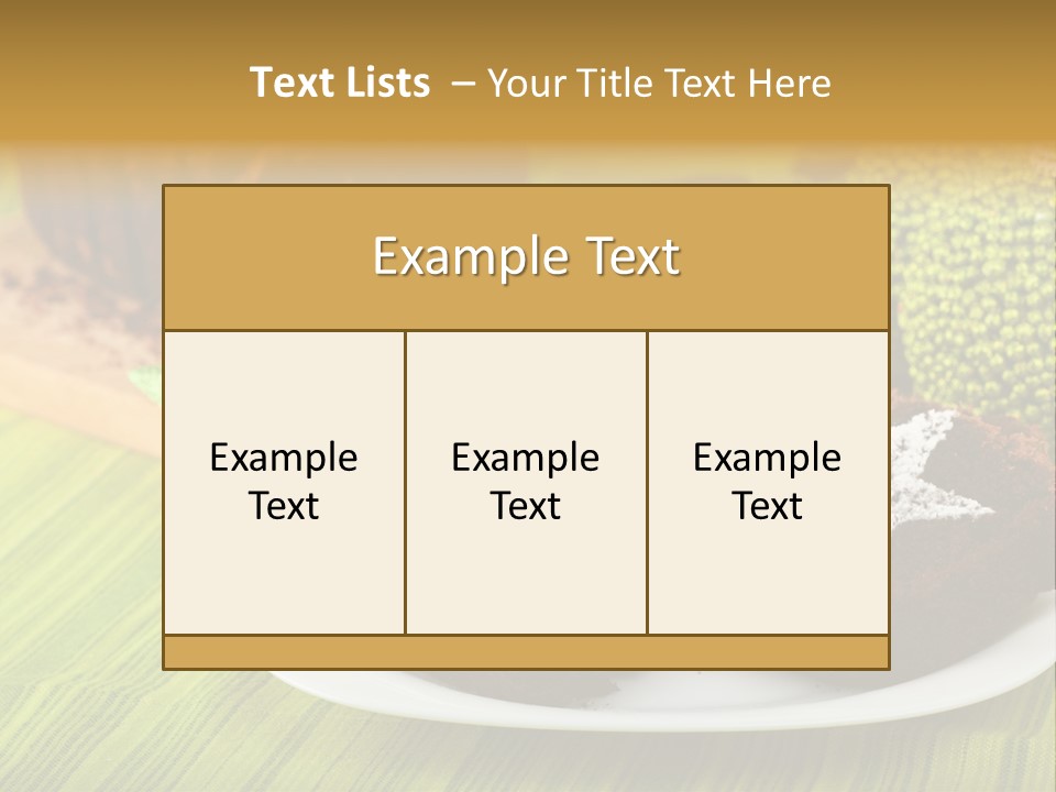 Breakfast Brown Yummy PowerPoint Template